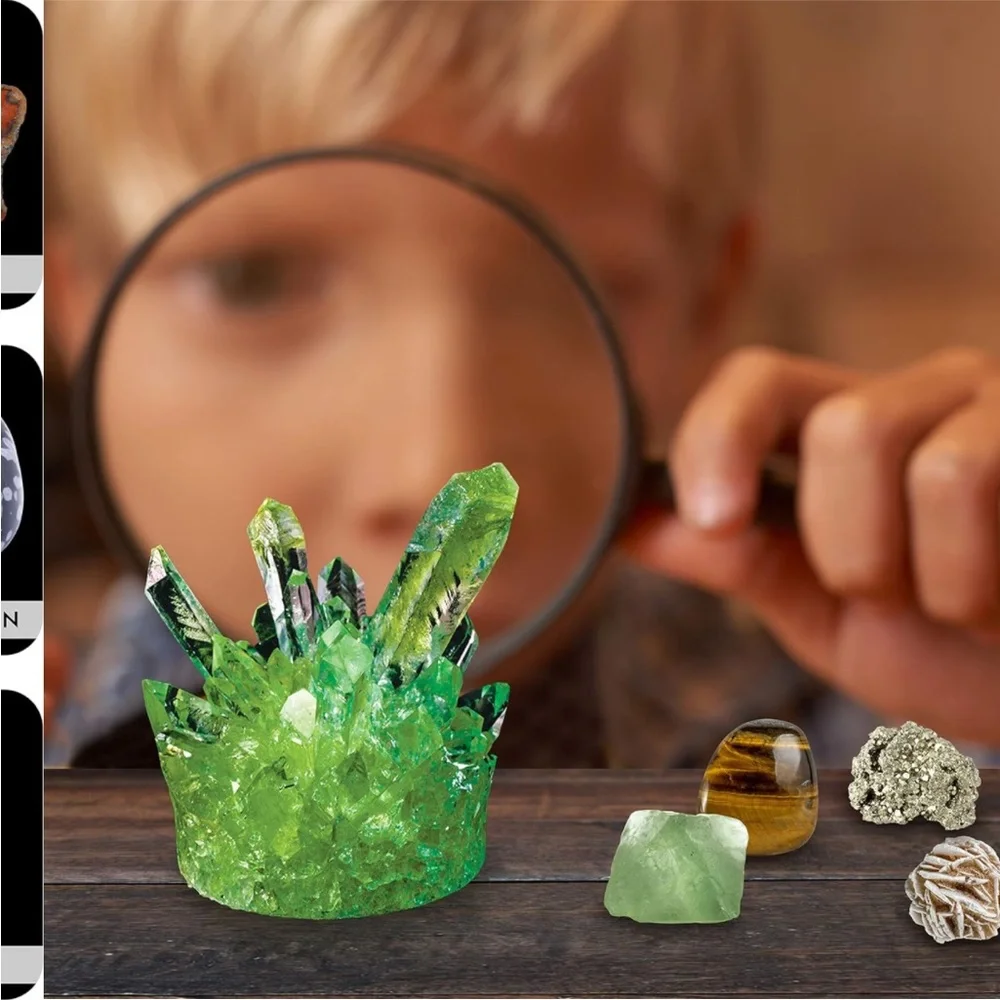 National Geographic STEM Science Kit - 15+ Experiments, Crystal Growing, Volcano